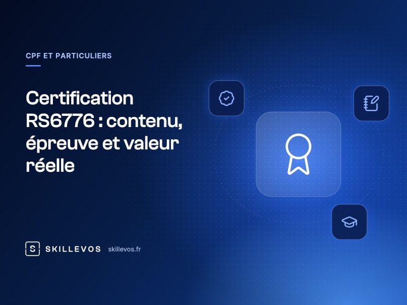 Certification RS6776 : contenu, épreuve et valeur réelle