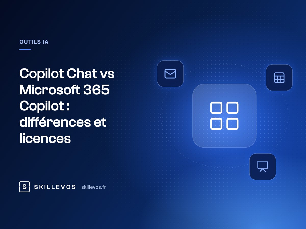 Copilot Chat vs Microsoft 365 Copilot : différences et licences