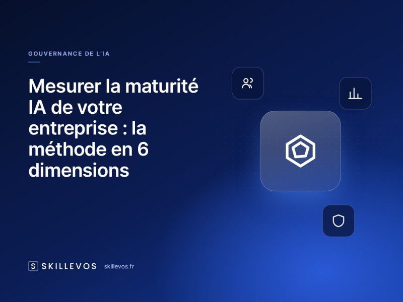 Diagnostic de maturité IA en entreprise : la méthode en 6 dimensions
