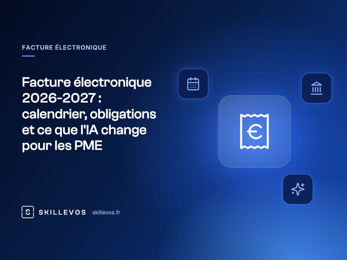 Facture électronique 2026-2027 : calendrier, obligations et ce que l'IA change pour les PME