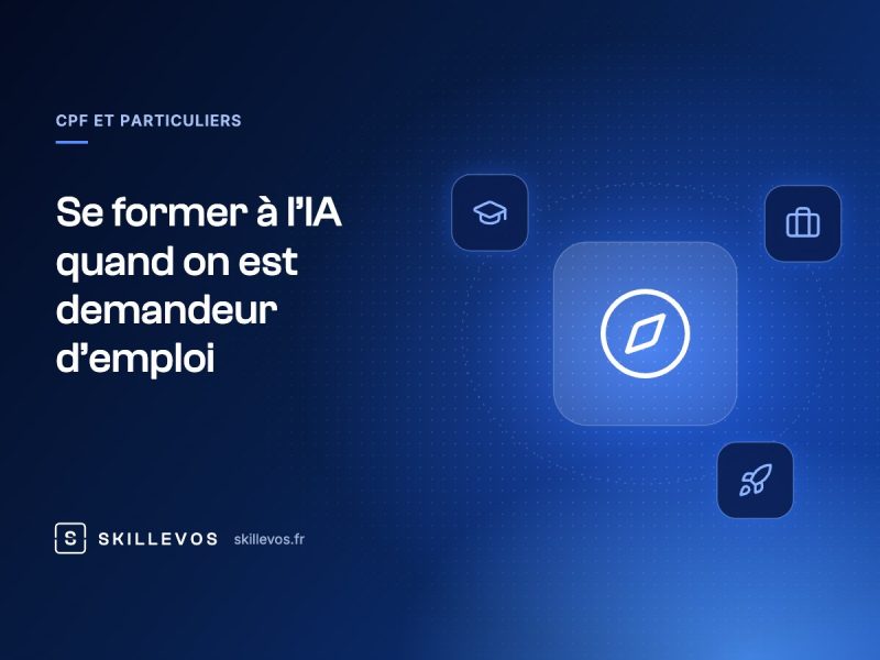Se former à l’IA quand on est demandeur d’emploi