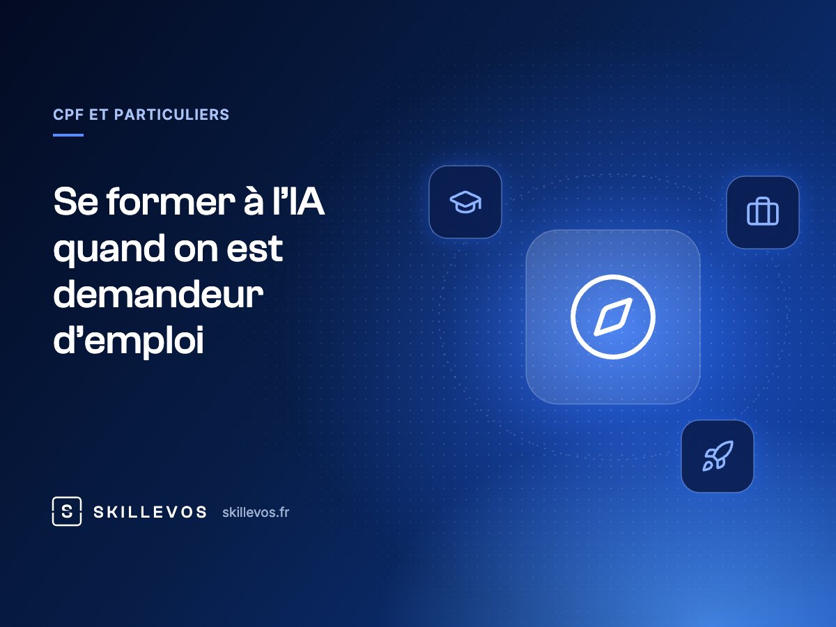 Se former à l’IA quand on est demandeur d’emploi