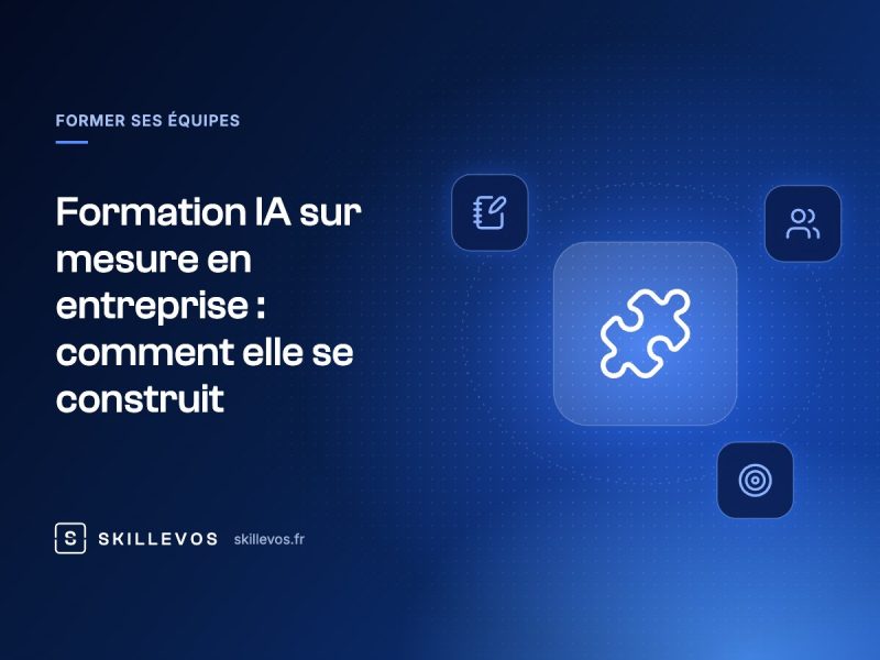 Formation IA sur mesure en entreprise : comment elle se construit