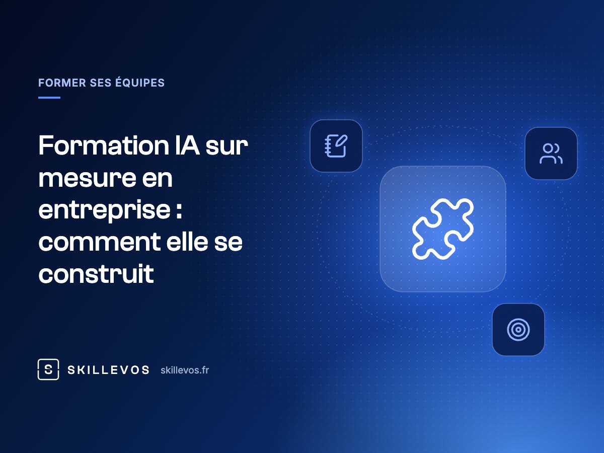 Formation IA sur mesure en entreprise : comment elle se construit