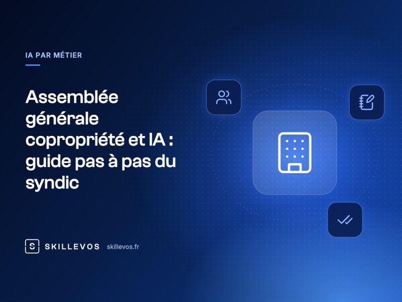 Assemblée générale copropriété et IA : guide pas à pas du syndic