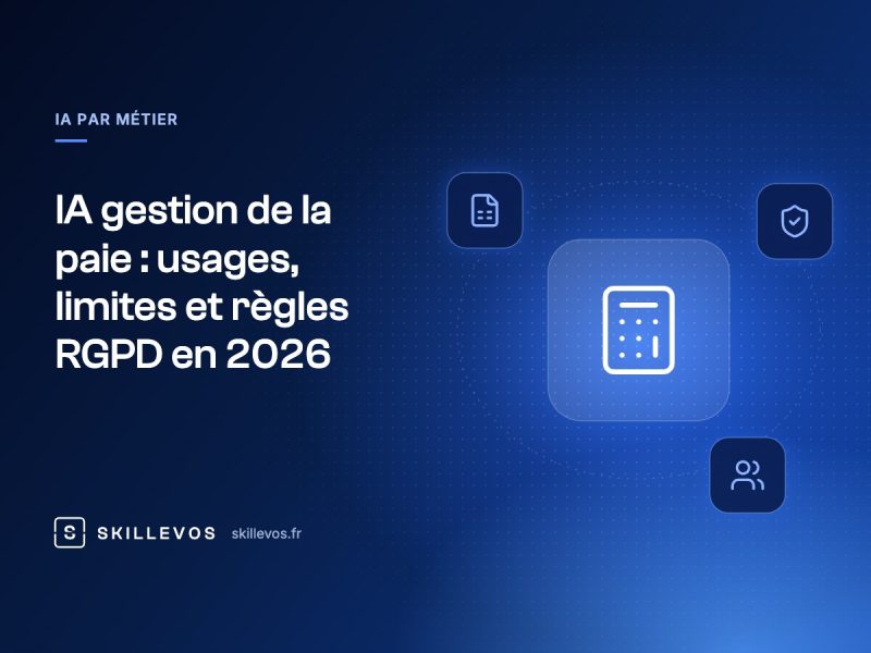 IA gestion de la paie : usages, limites et règles RGPD en 2026