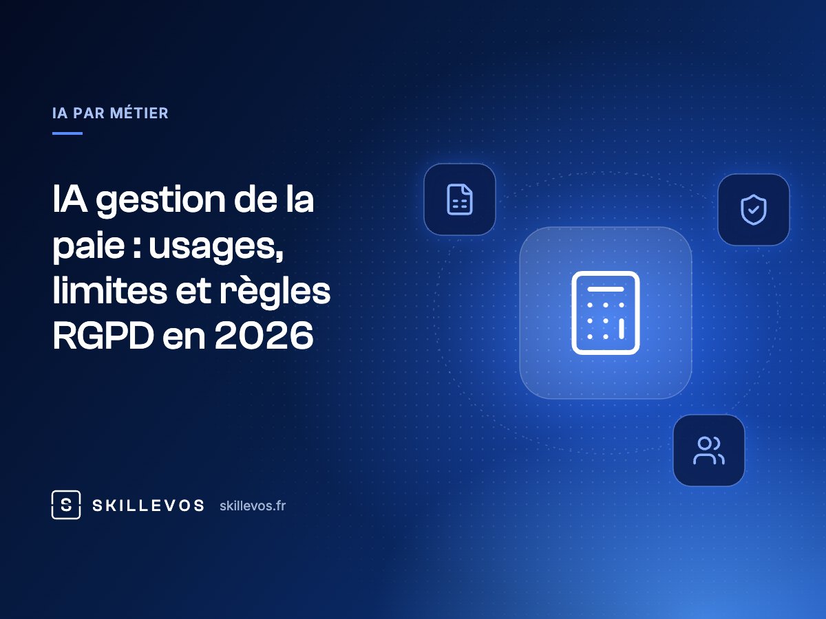IA gestion de la paie : usages, limites et règles RGPD en 2026