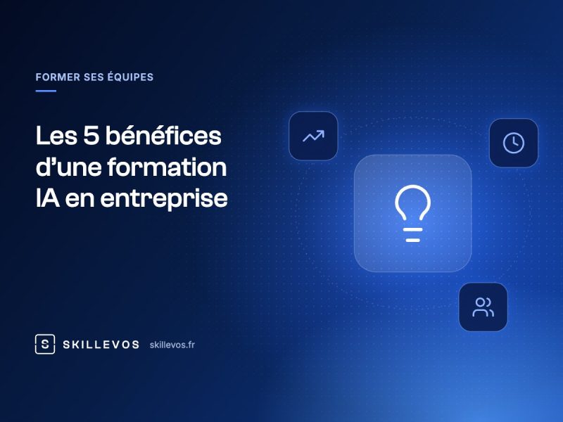 Les 5 bénéfices d’une formation IA en entreprise