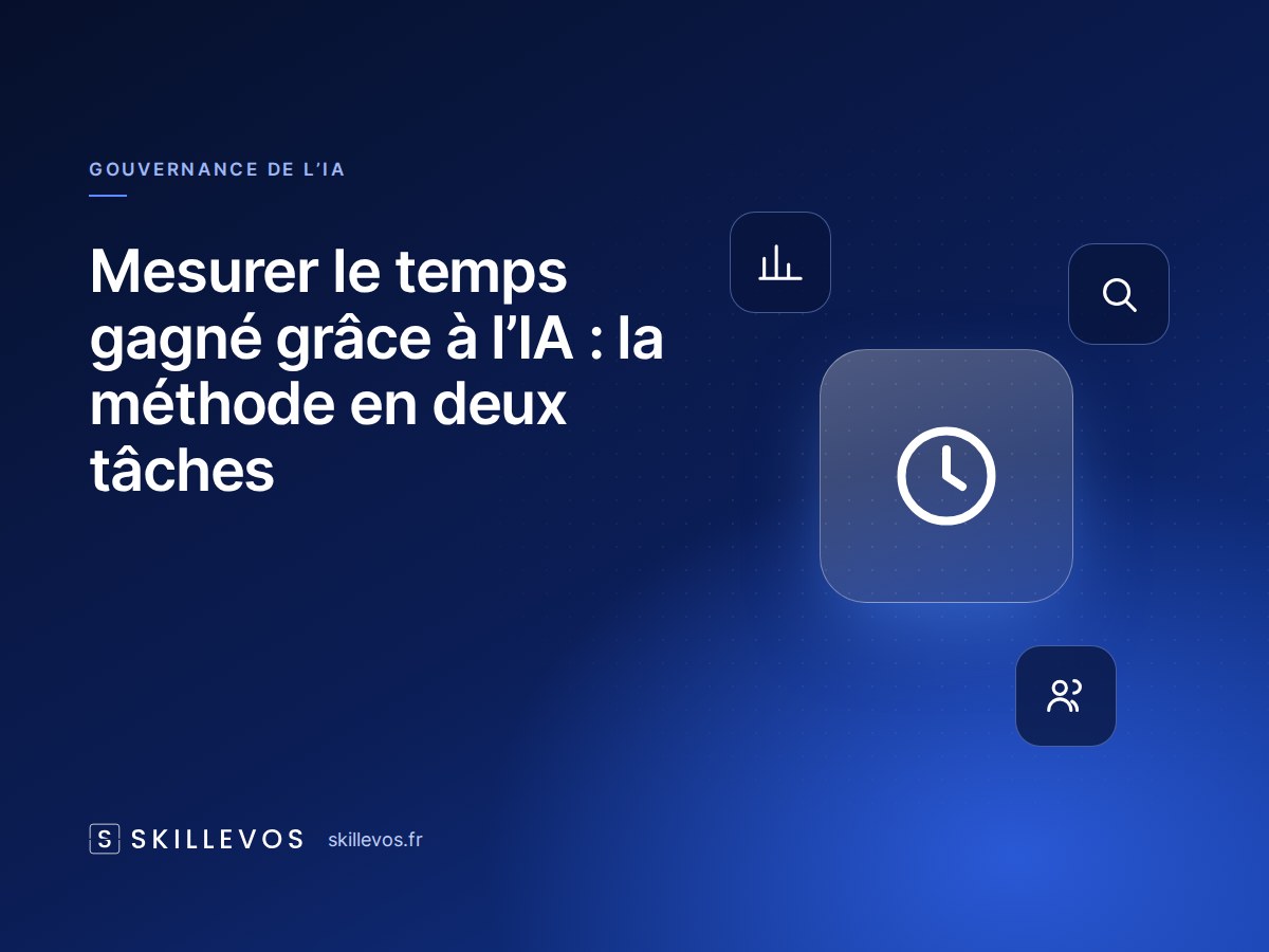 Mesurer le temps gagné grâce à l'IA : la méthode en deux tâches