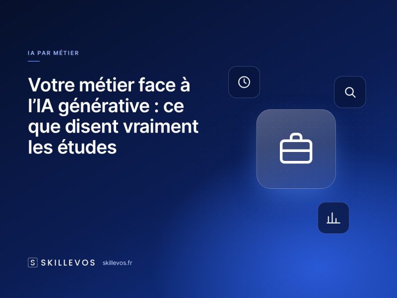 Votre métier face à l'IA générative : ce que disent vraiment les études