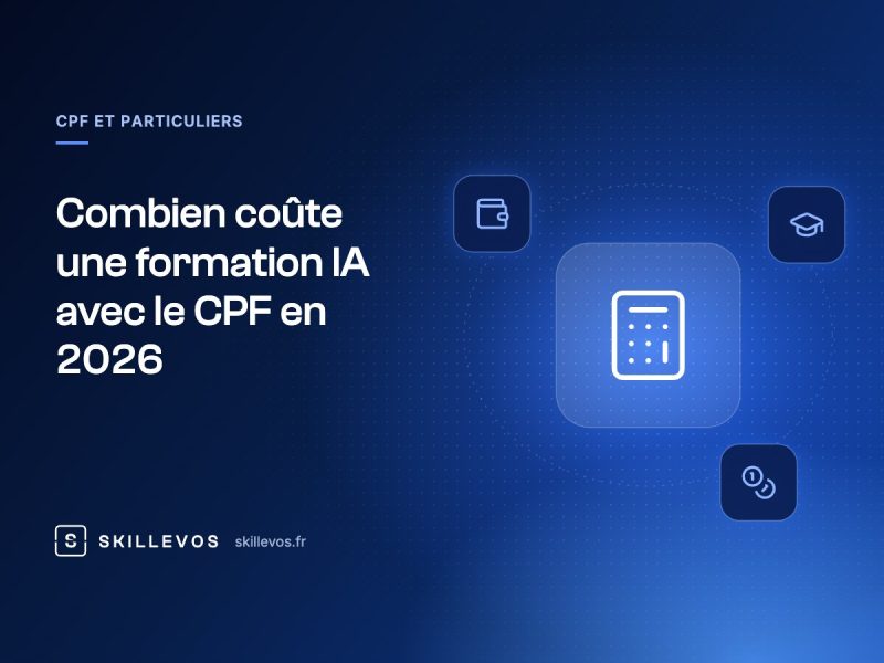 Combien coûte une formation IA avec le CPF en 2026